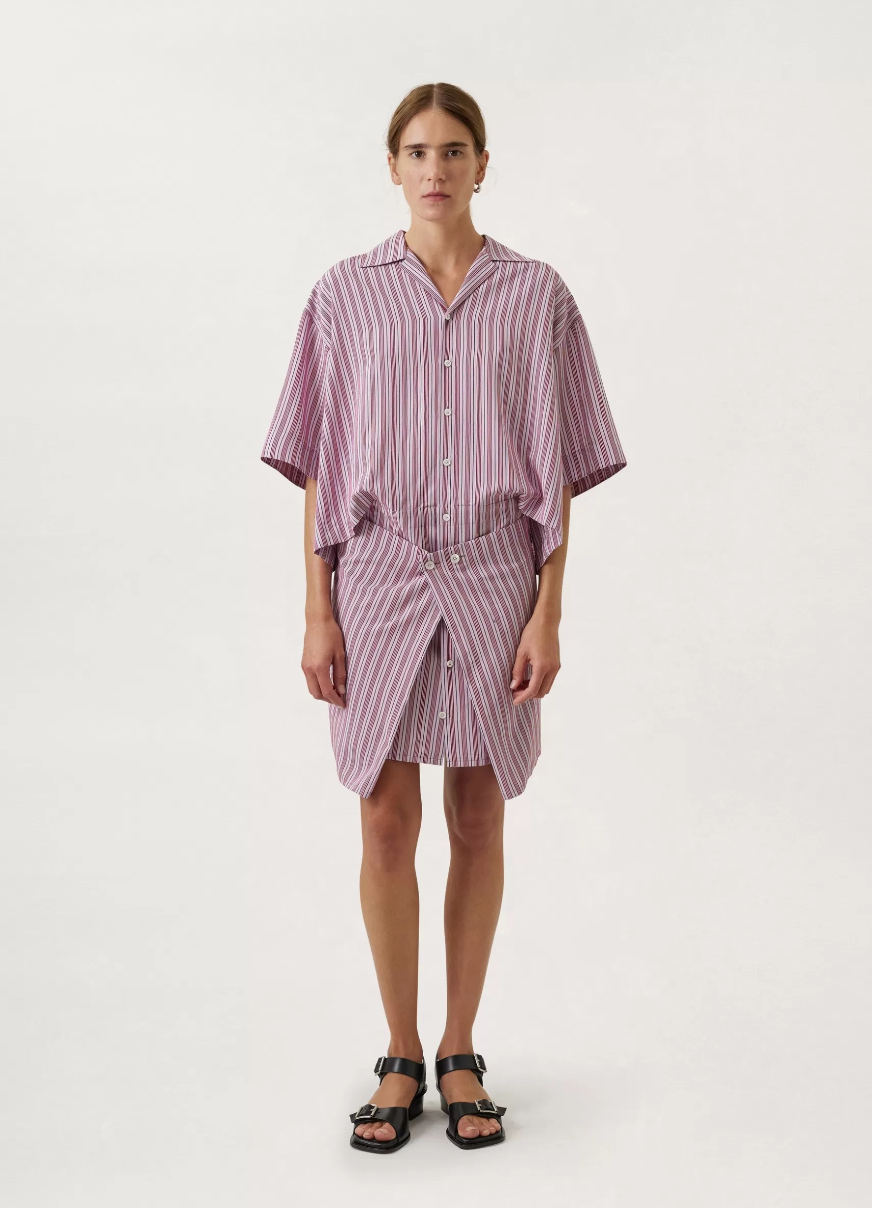 Apron Shirt Dress<LEMAIRE New