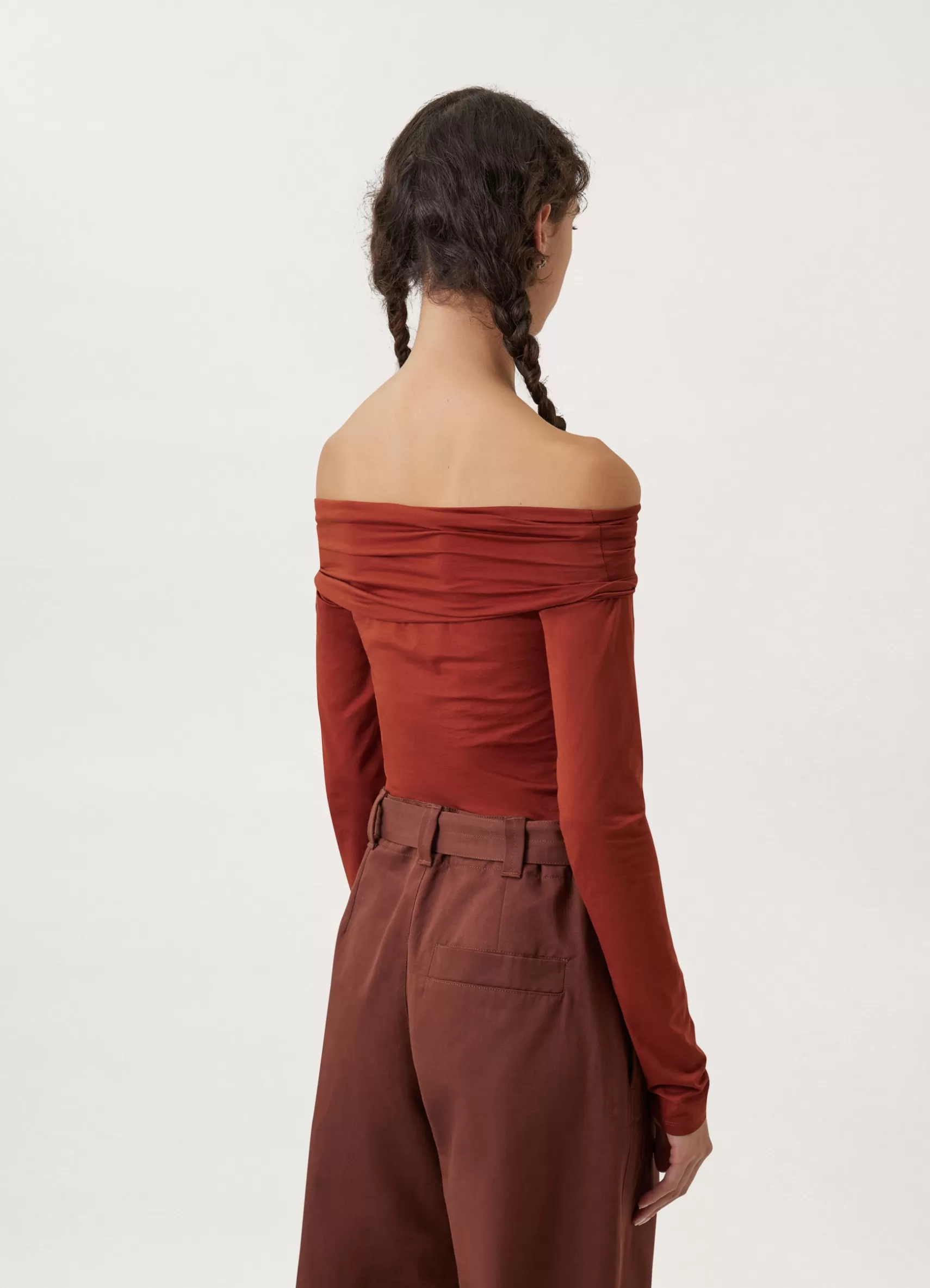 Bare Shoulder Second Skin Top<LEMAIRE Hot