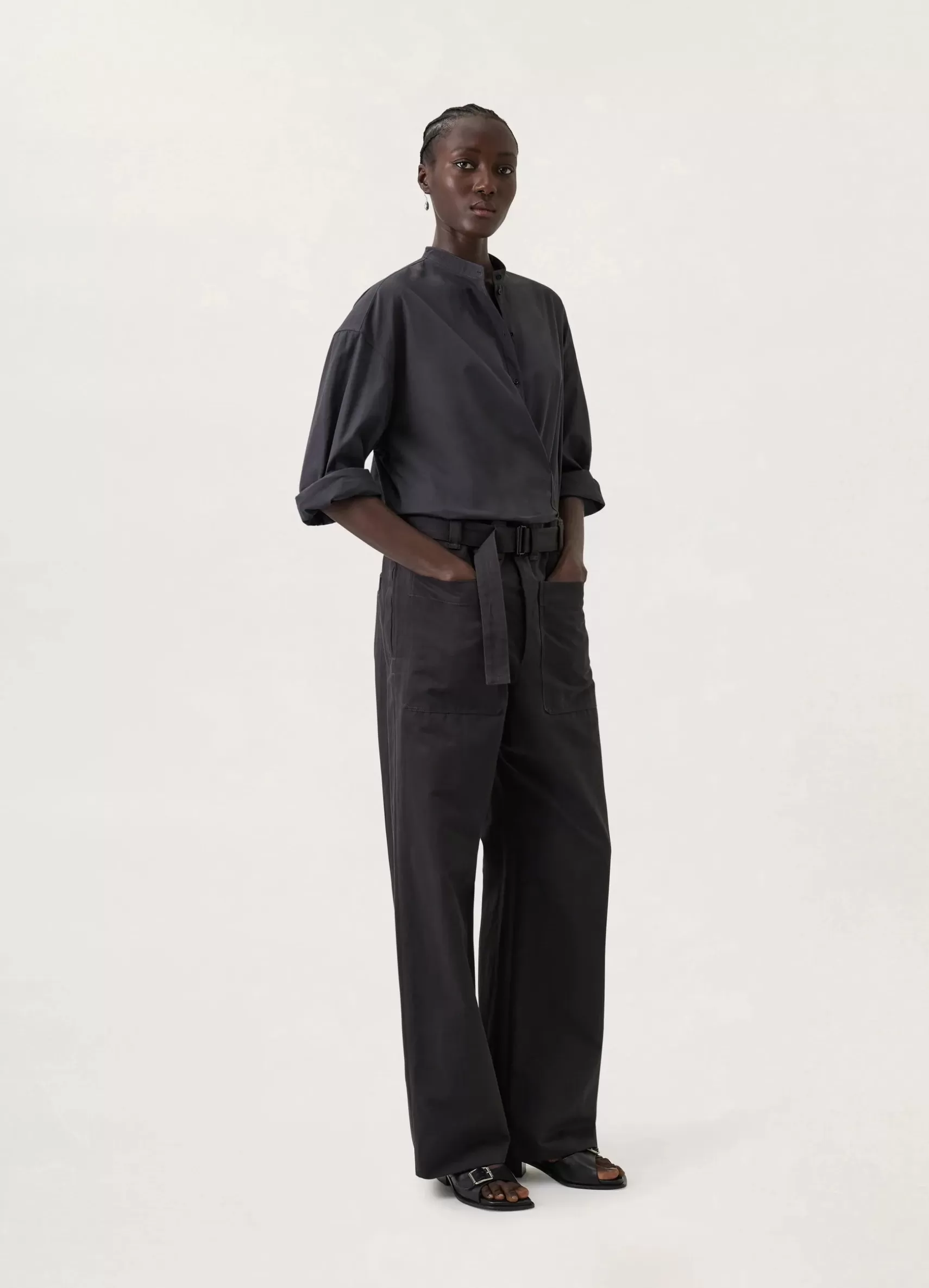 Belted Pocket Pants<LEMAIRE New
