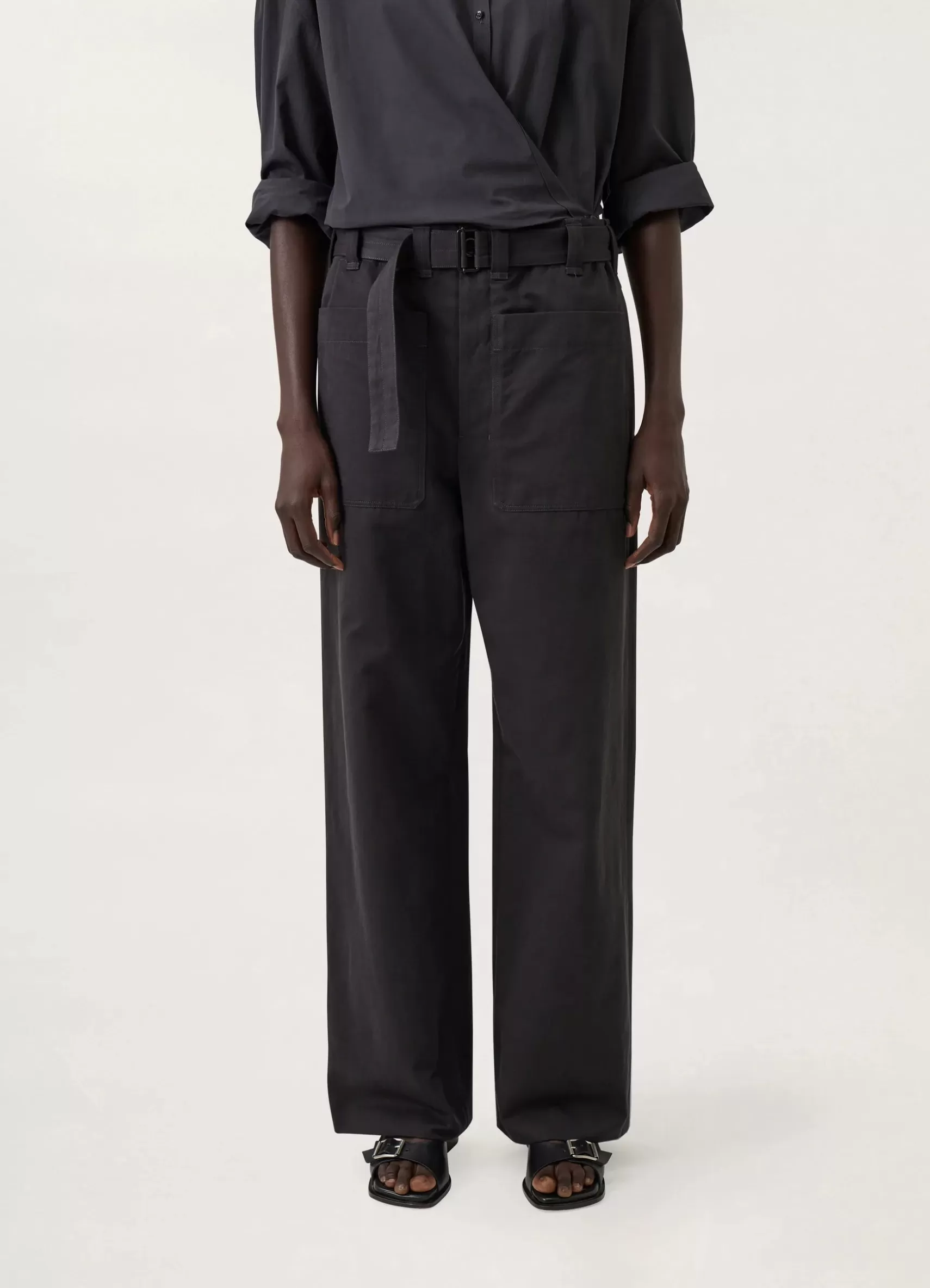 Belted Pocket Pants<LEMAIRE New