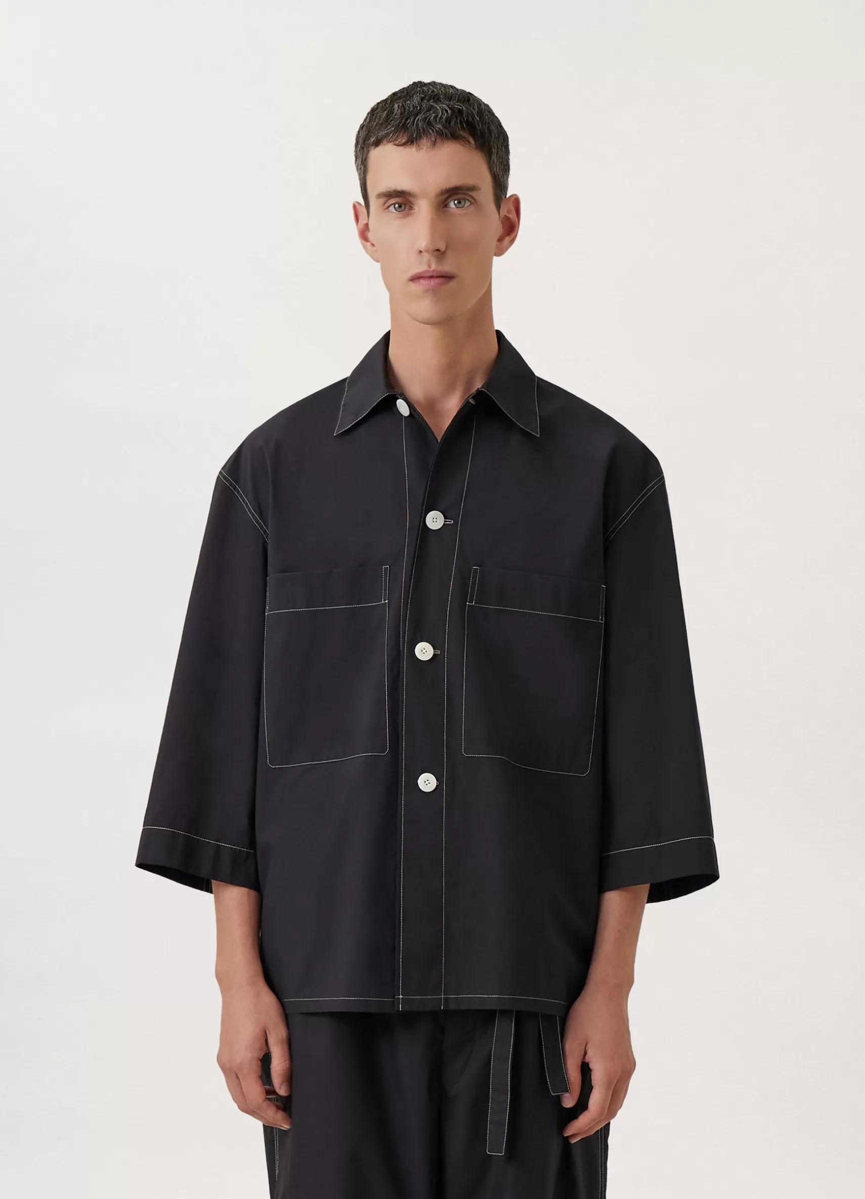 Boxy Military Shirt<LEMAIRE Sale