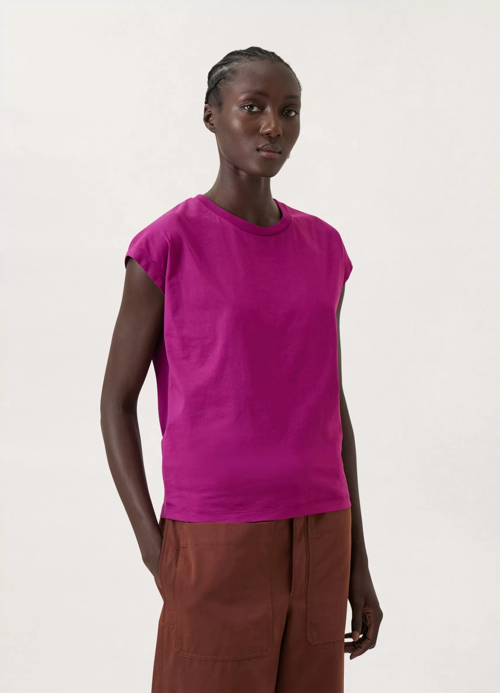 Cap Sleeve T-Shirt<LEMAIRE Online