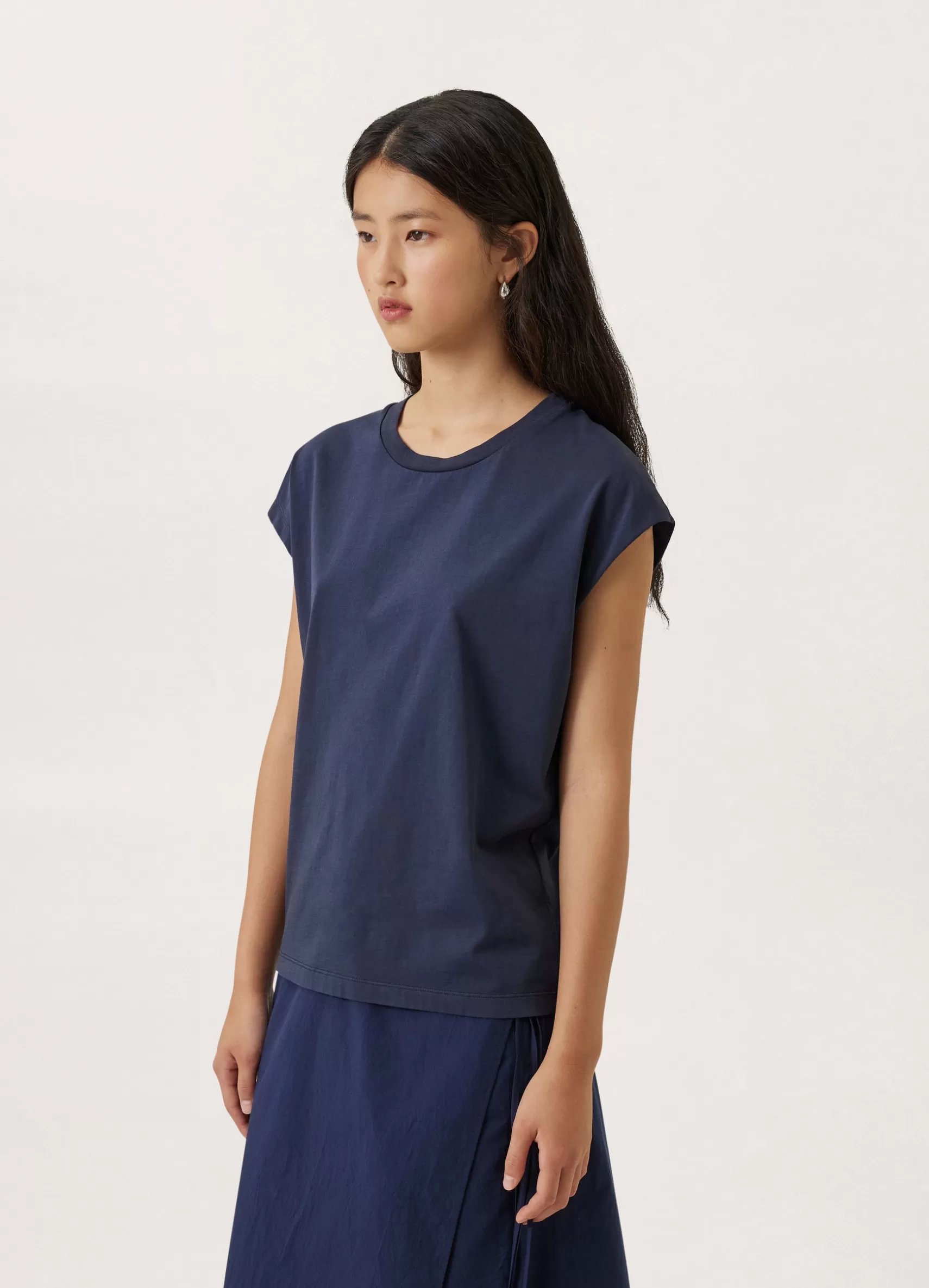 Cap Sleeve T-Shirt<LEMAIRE Cheap