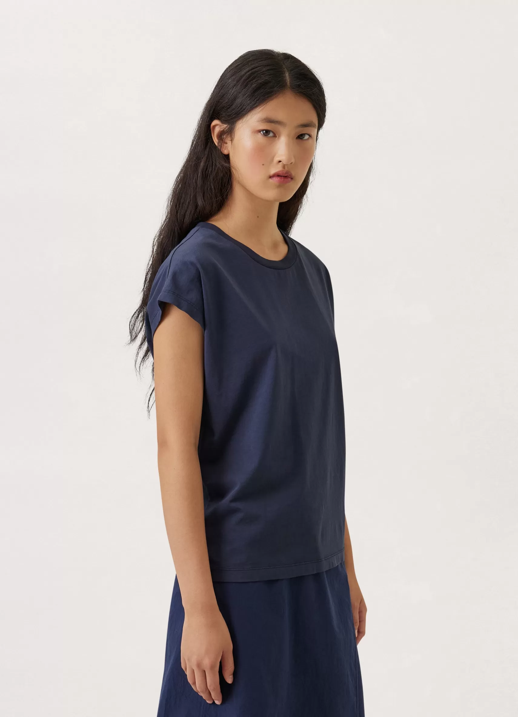 Cap Sleeve T-Shirt<LEMAIRE Cheap