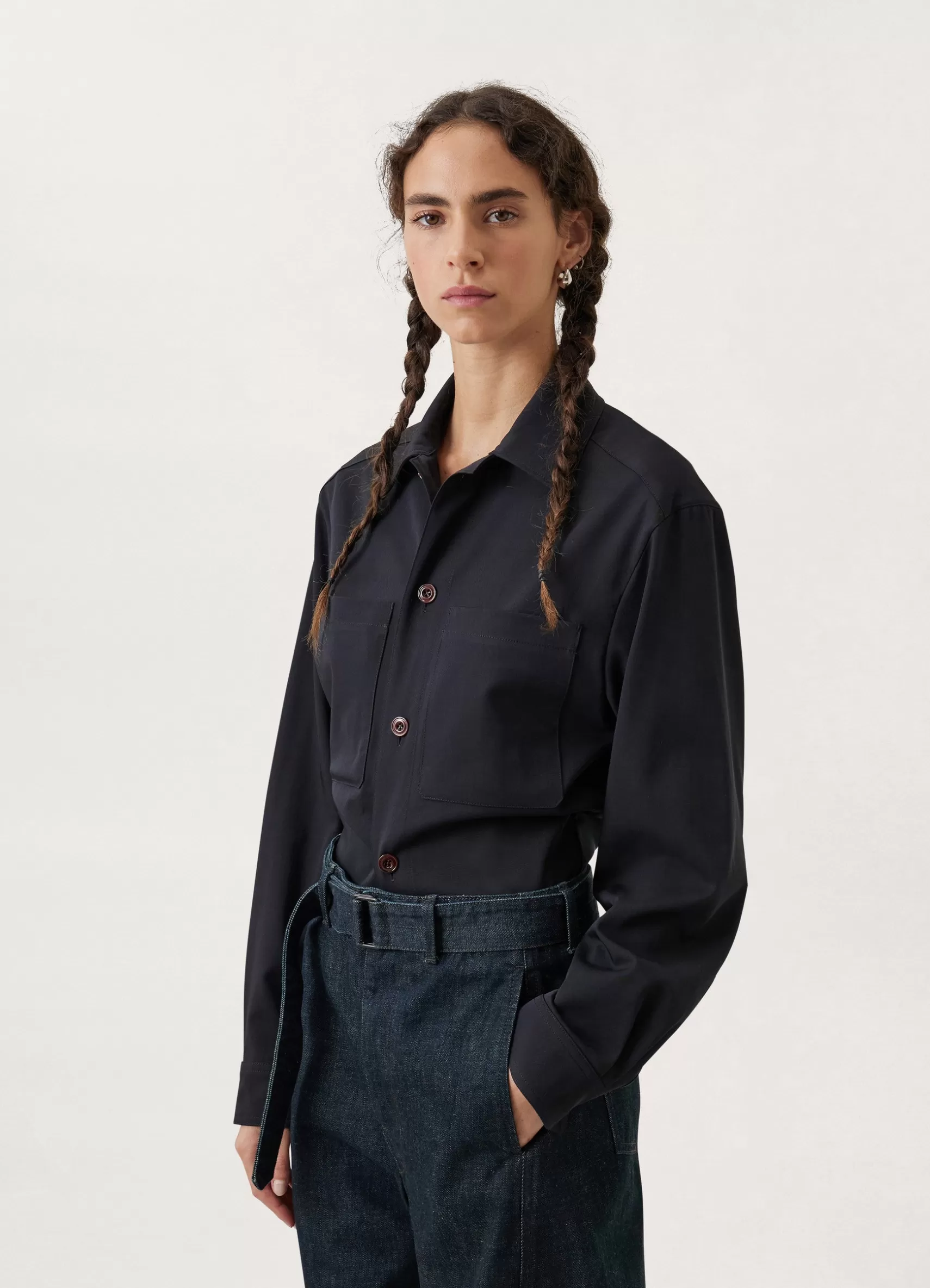 Fitted Two Pocket Shirt<LEMAIRE Best Sale