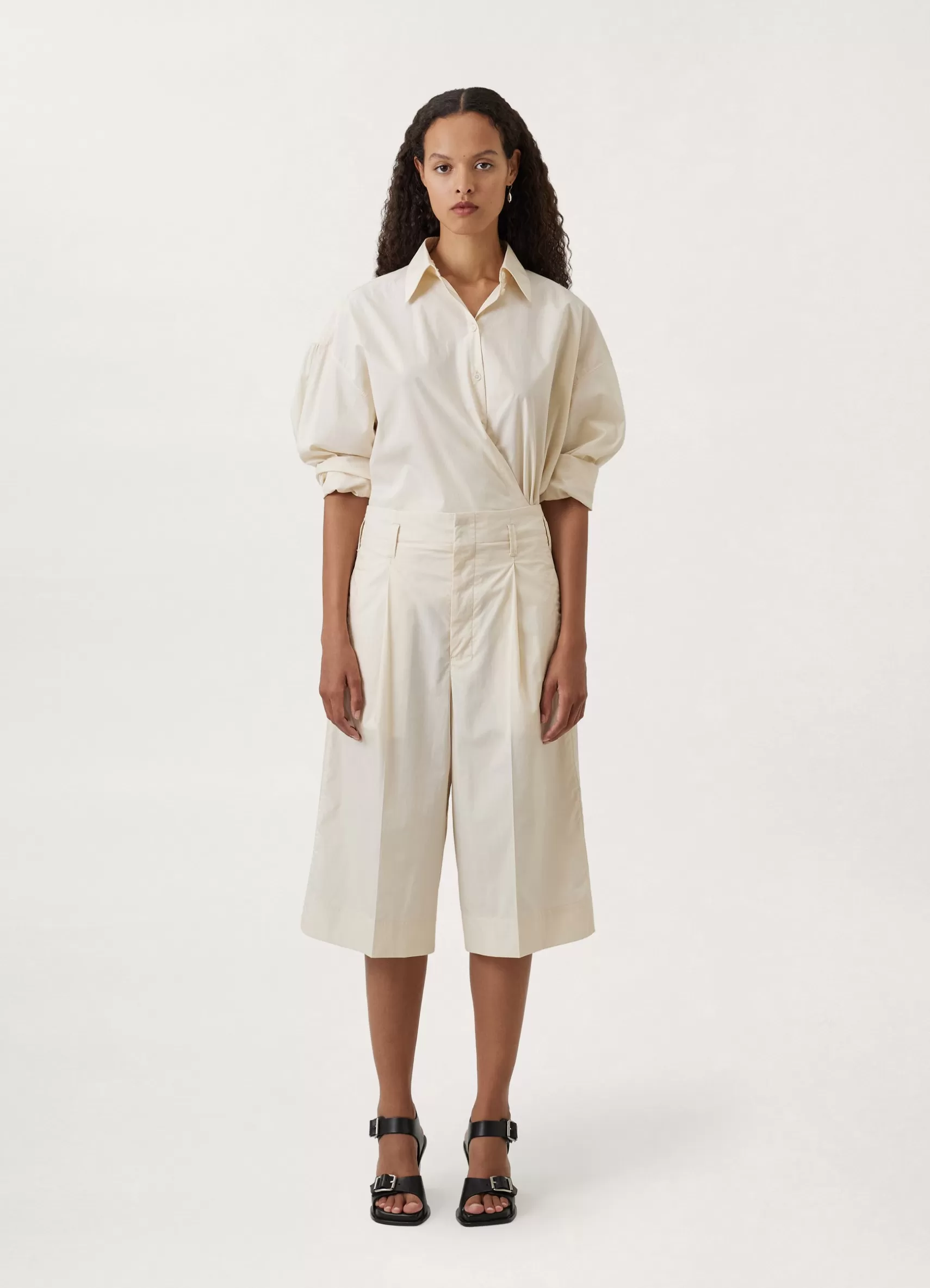 Large Pleated Shorts<LEMAIRE Cheap
