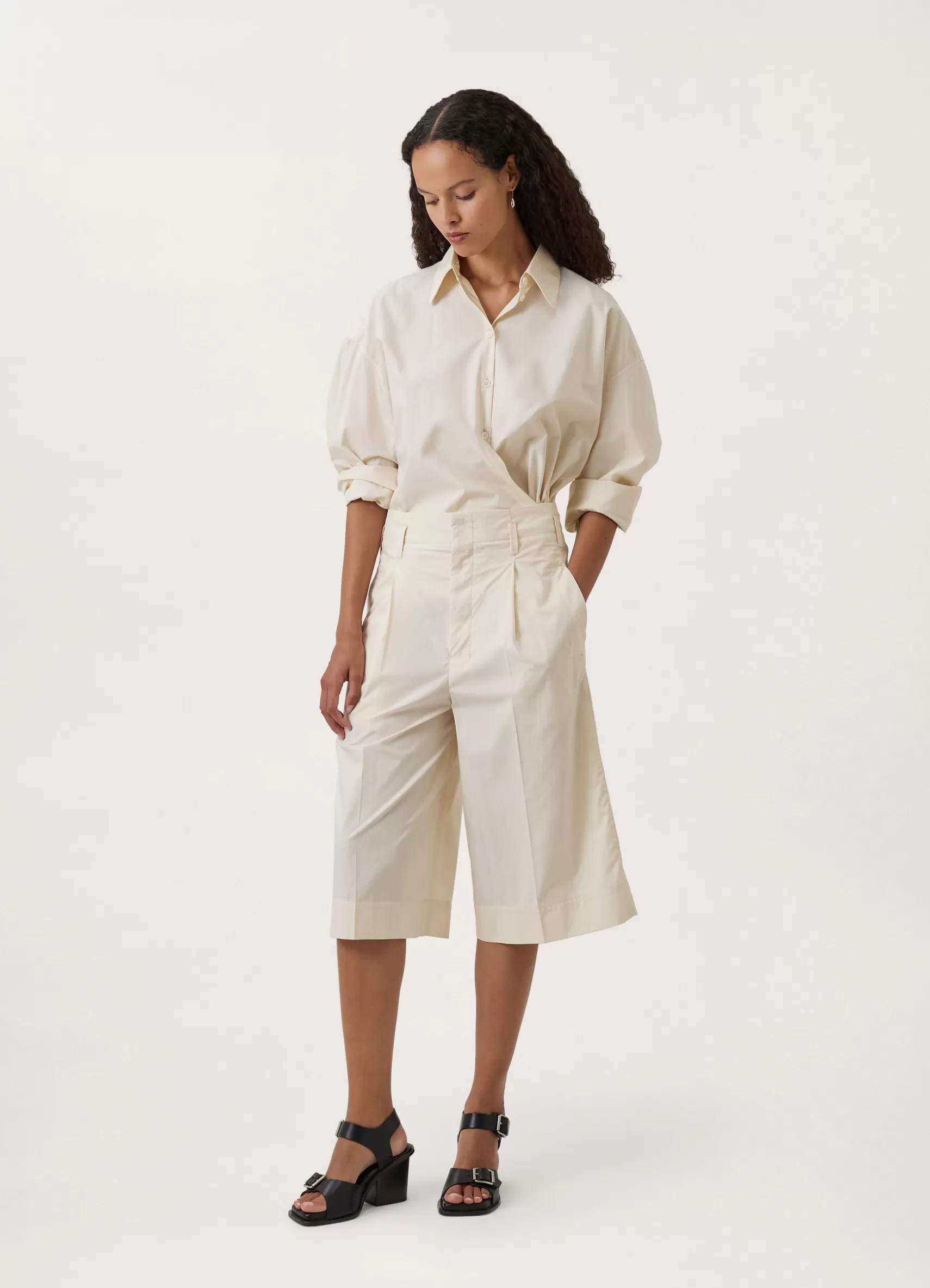Large Pleated Shorts<LEMAIRE Cheap
