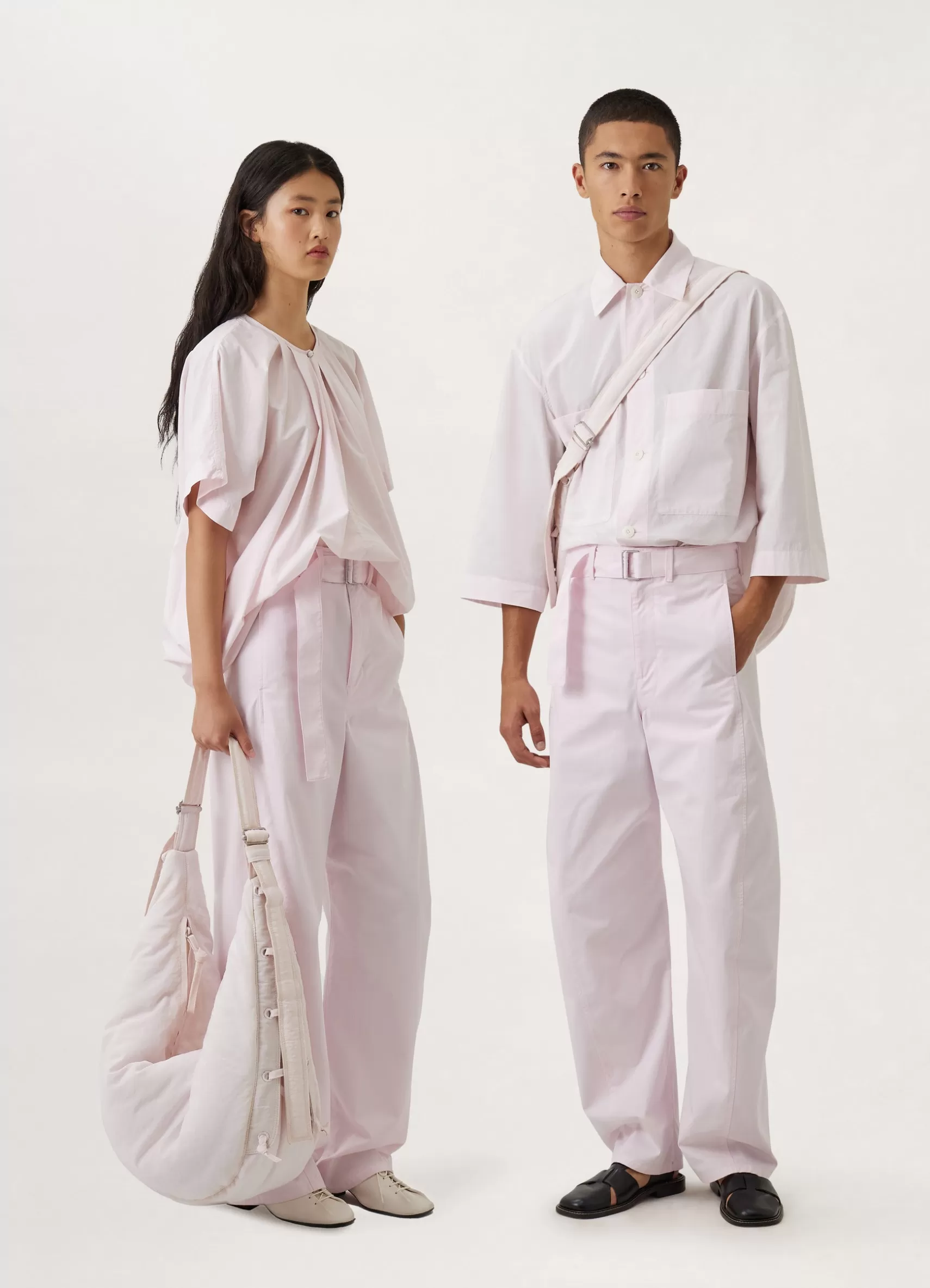 Light Belted Twisted Pants<LEMAIRE Discount