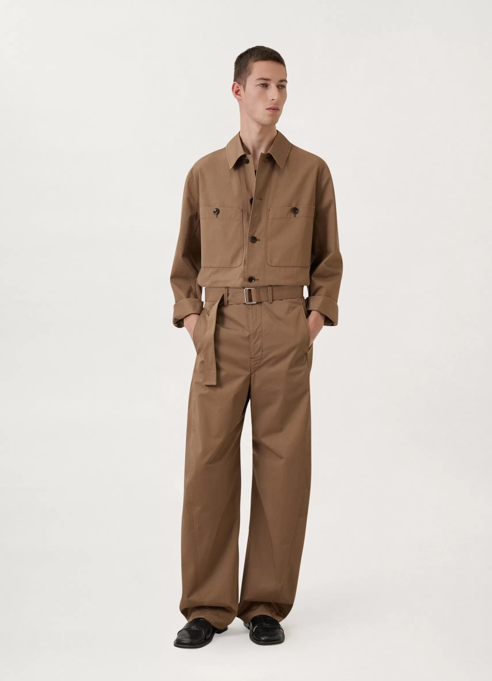 Light Belted Twisted Pants<LEMAIRE Flash Sale