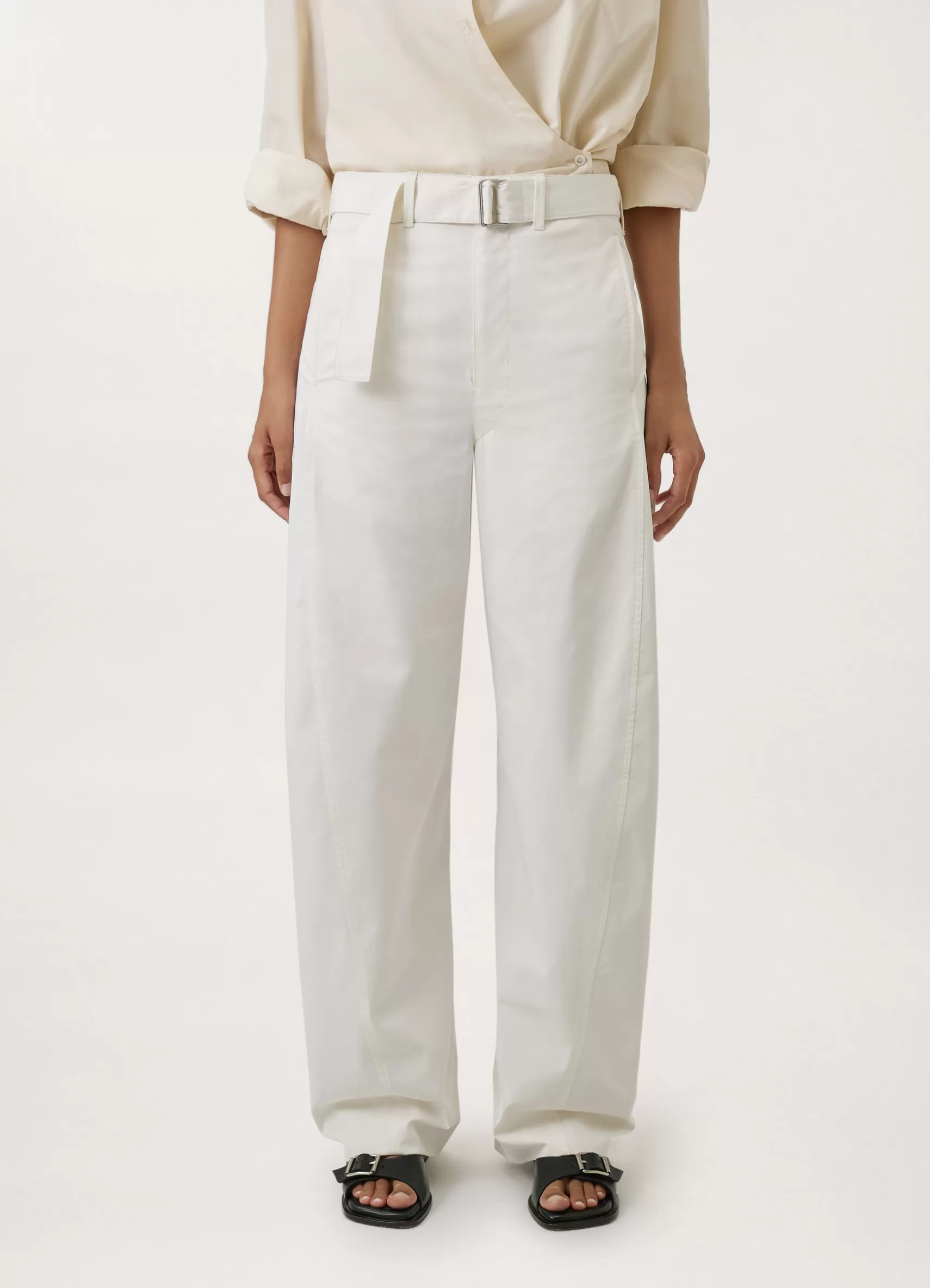 Light Belted Twisted Pants<LEMAIRE Sale