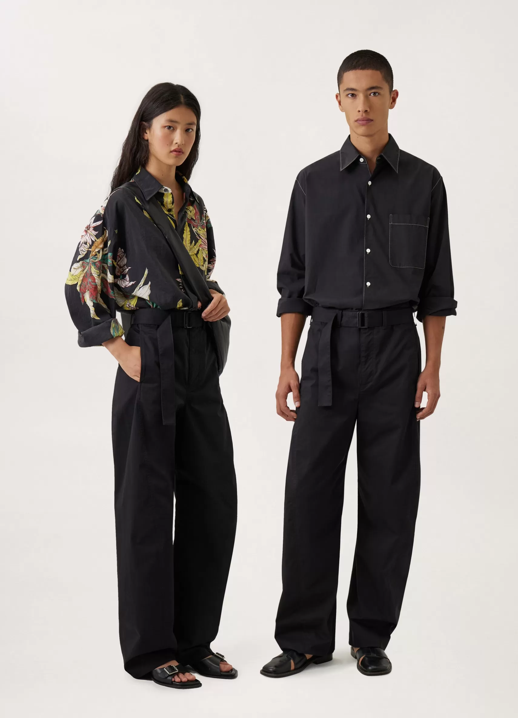 Light Belted Twisted Pants<LEMAIRE Best Sale