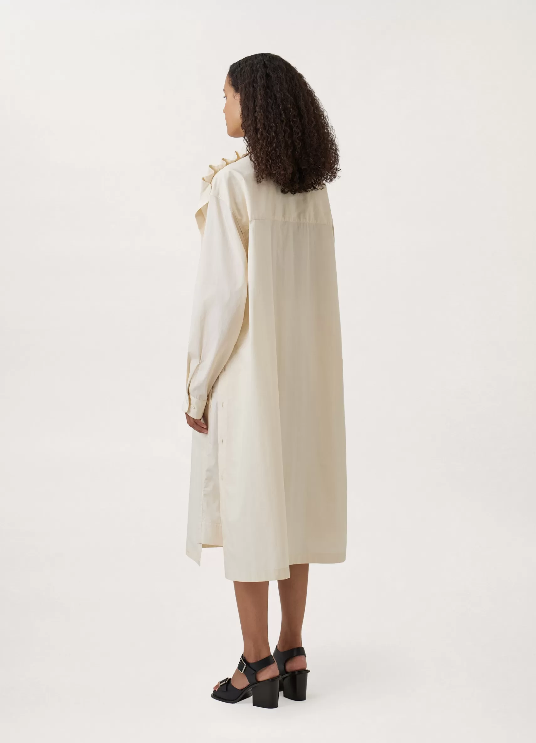 Playful Buttoned Shirt Dress<LEMAIRE Cheap