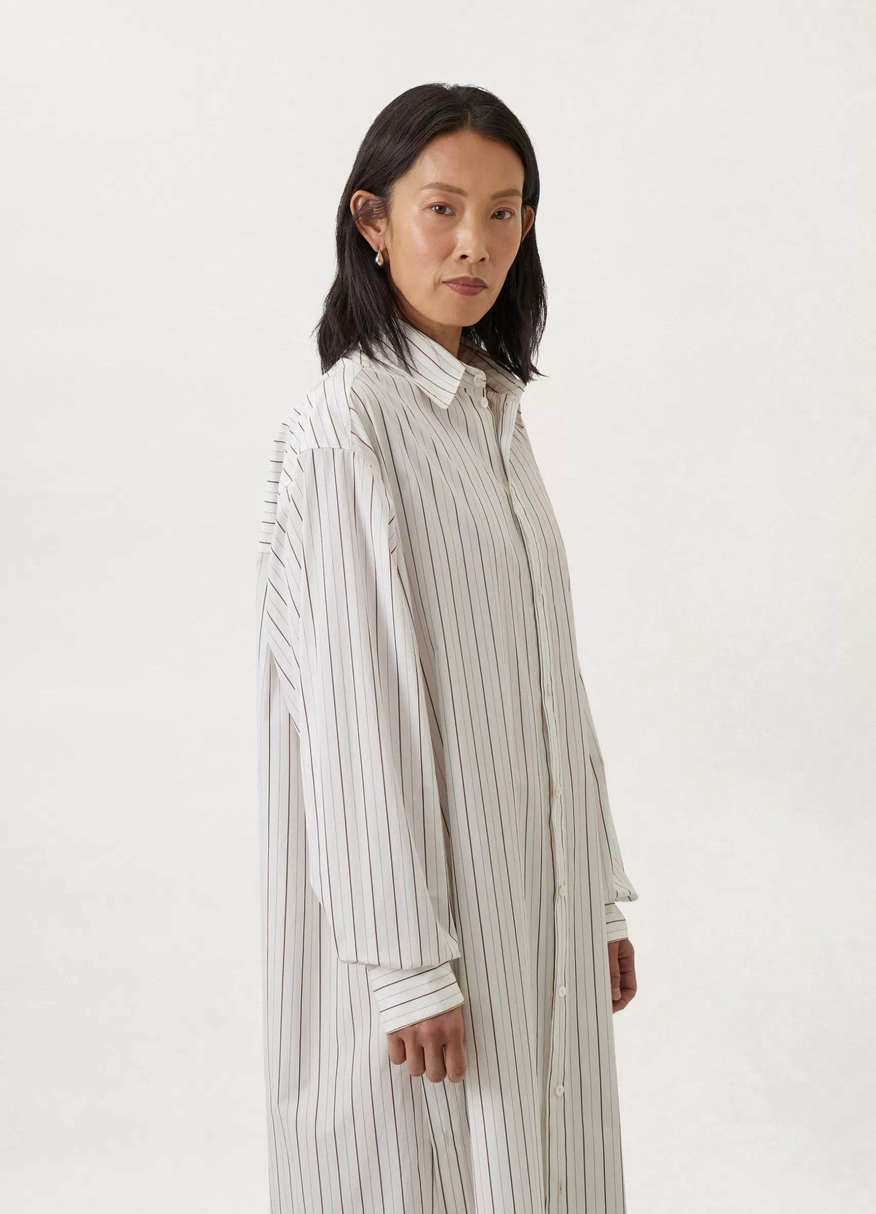 Playful Buttoned Shirt Dress<LEMAIRE Online