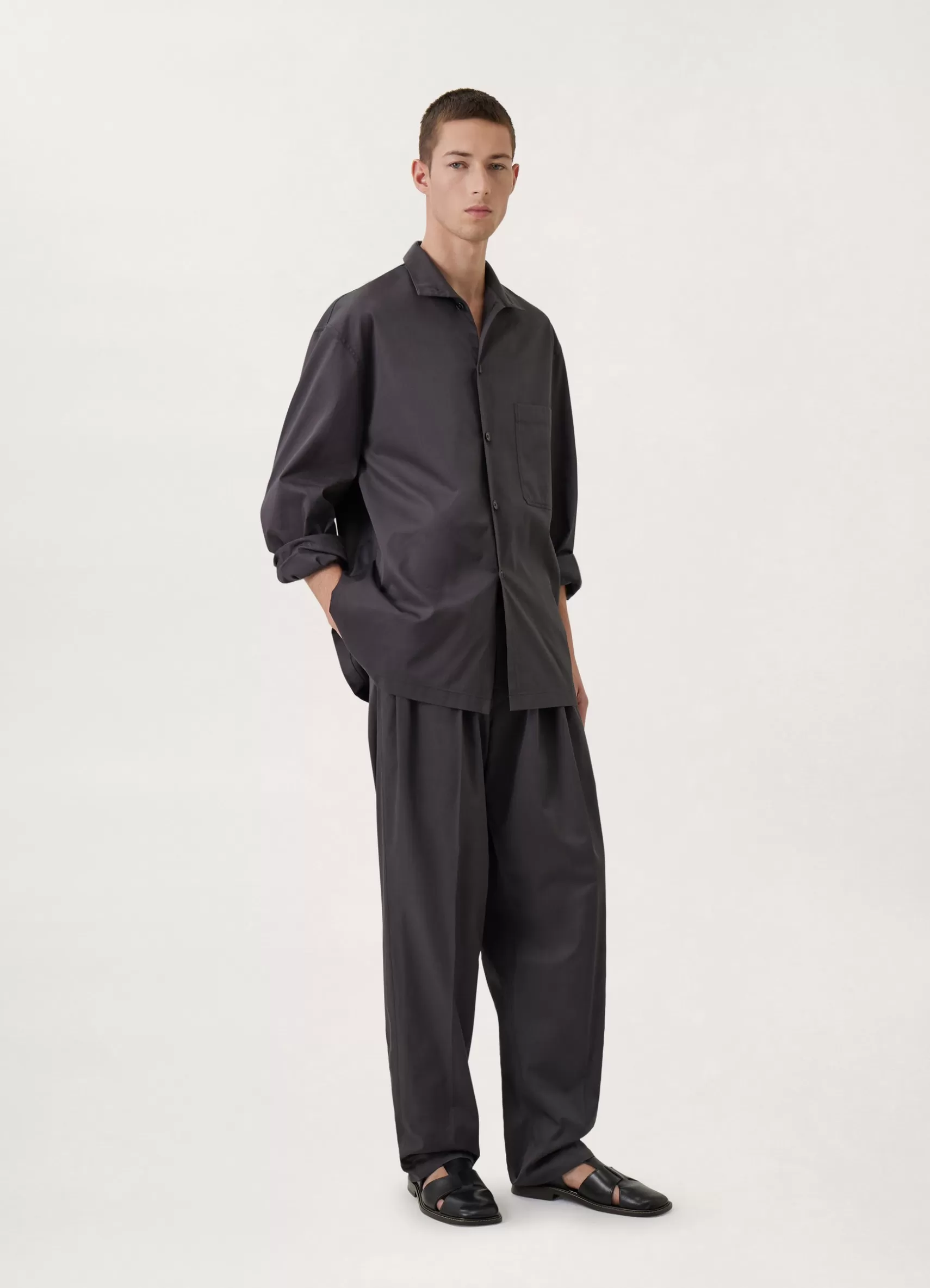 Pleated Relaxed Pants<LEMAIRE Store