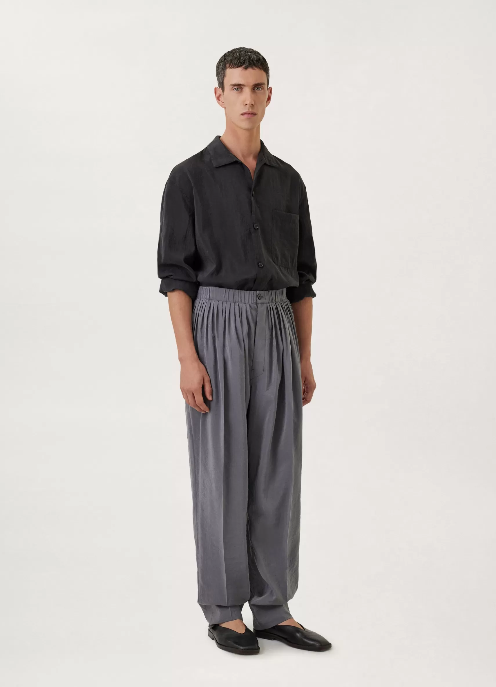 Pleated Relaxed Pants<LEMAIRE Best