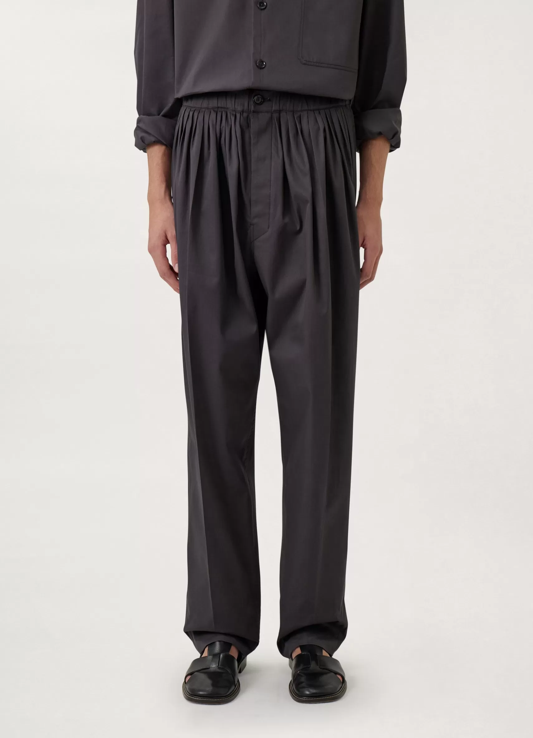 Pleated Relaxed Pants<LEMAIRE Store