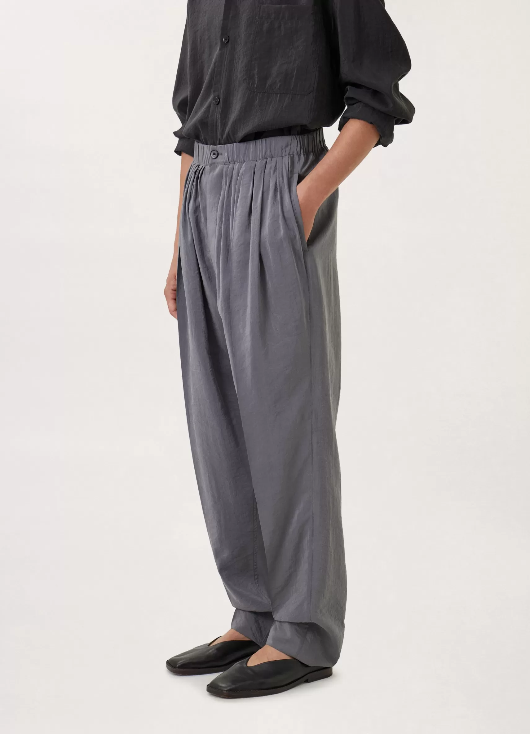 Pleated Relaxed Pants<LEMAIRE Best