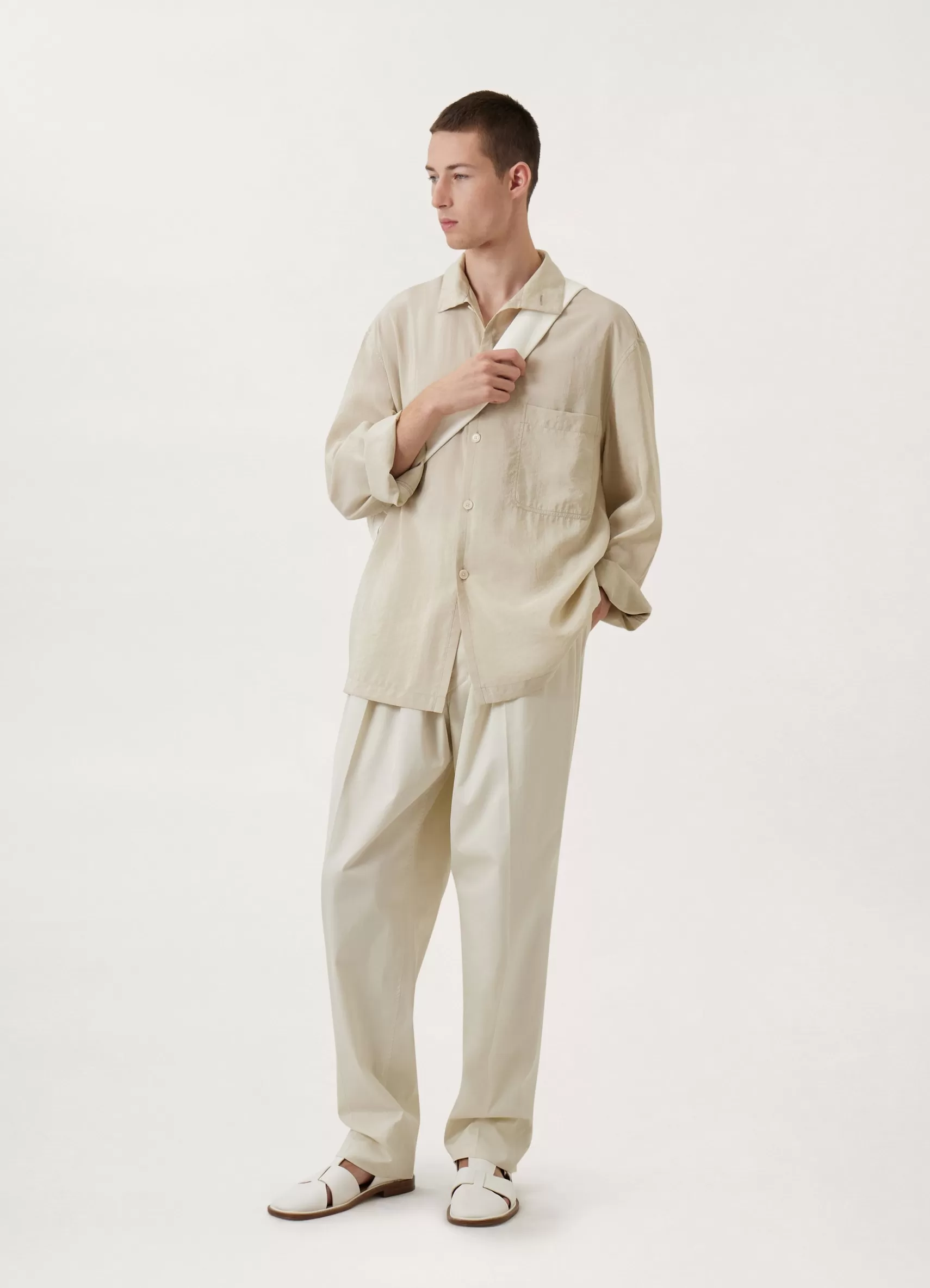 Pleated Relaxed Pants<LEMAIRE Store