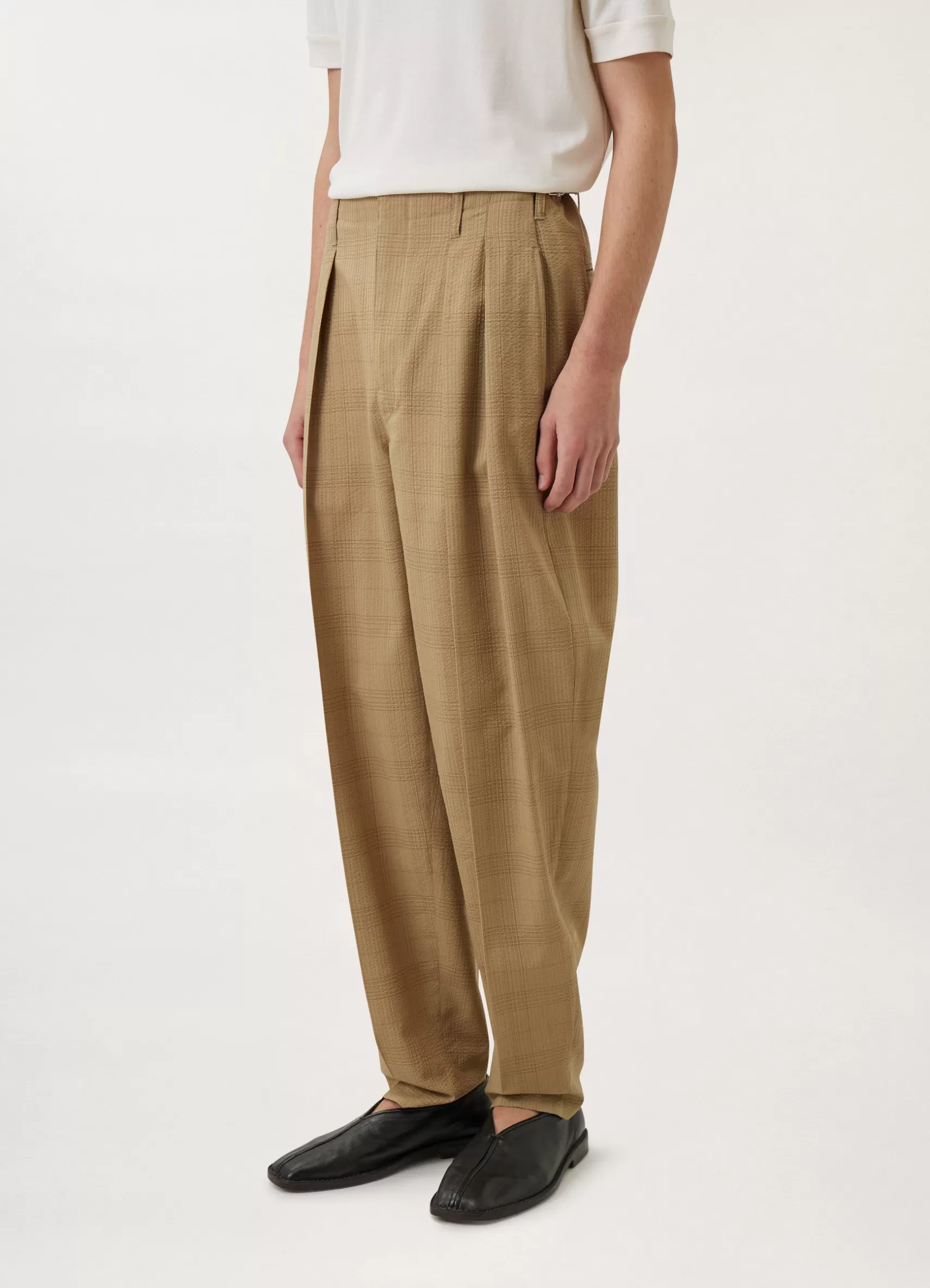 Pleated Tapered Pants<LEMAIRE Cheap