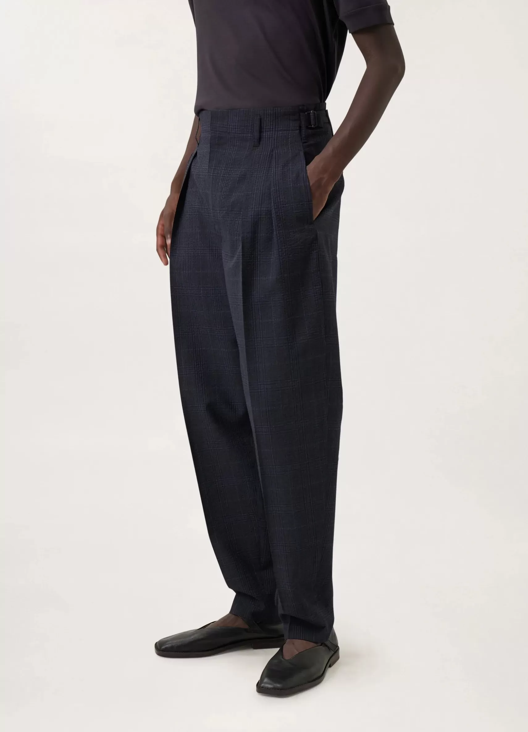 Pleated Tapered Pants<LEMAIRE Online