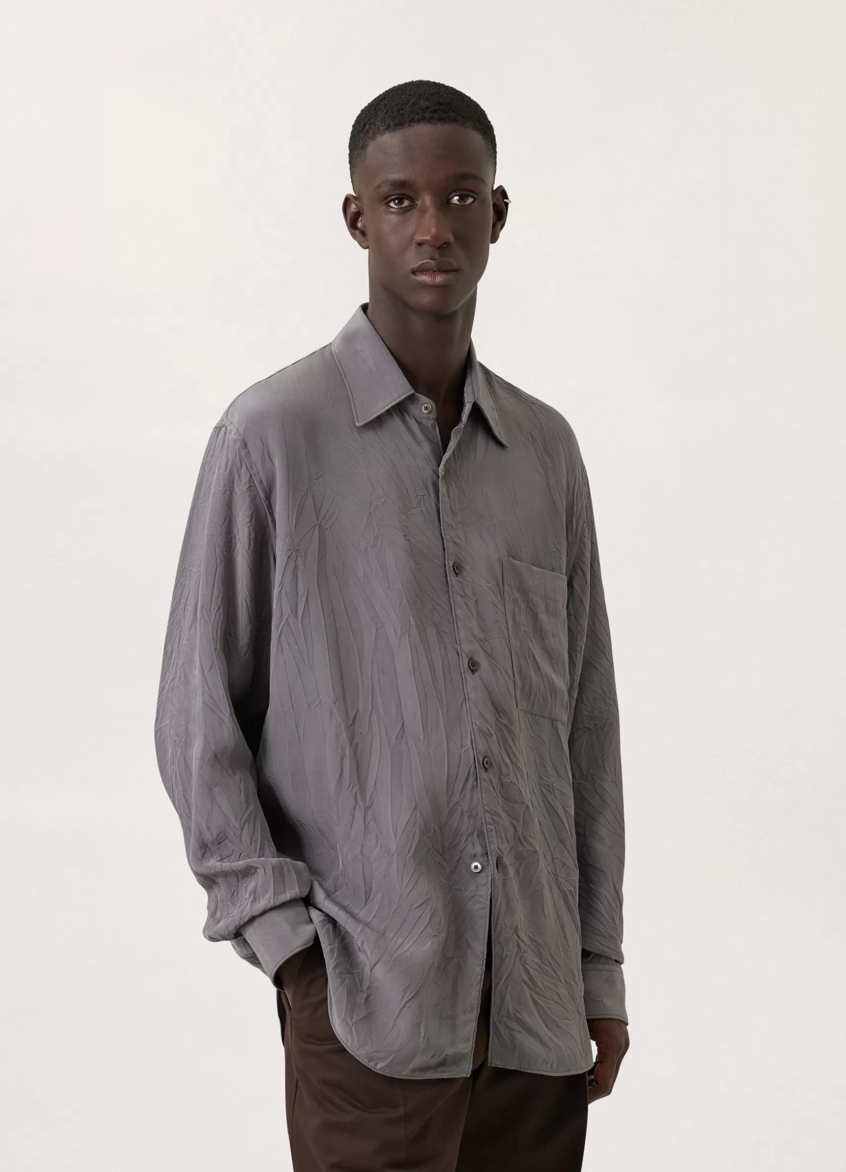 Regular Long Sleeve Shirt<LEMAIRE Discount