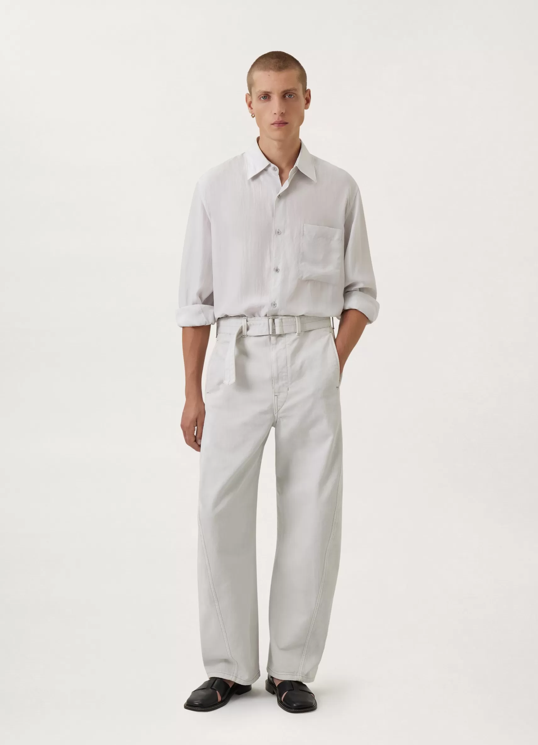 Regular Long Sleeve Shirt<LEMAIRE Discount