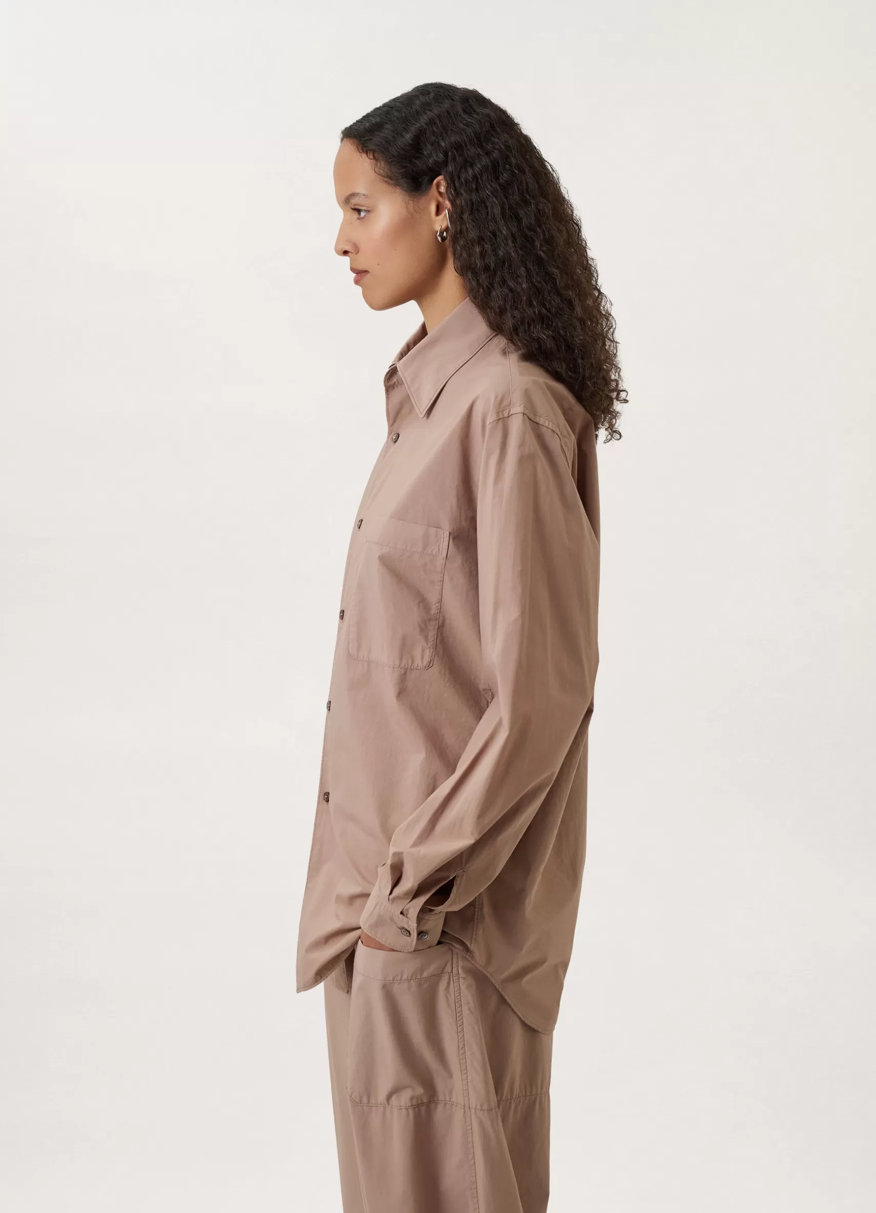 Regular Long Sleeve Shirt<LEMAIRE Online