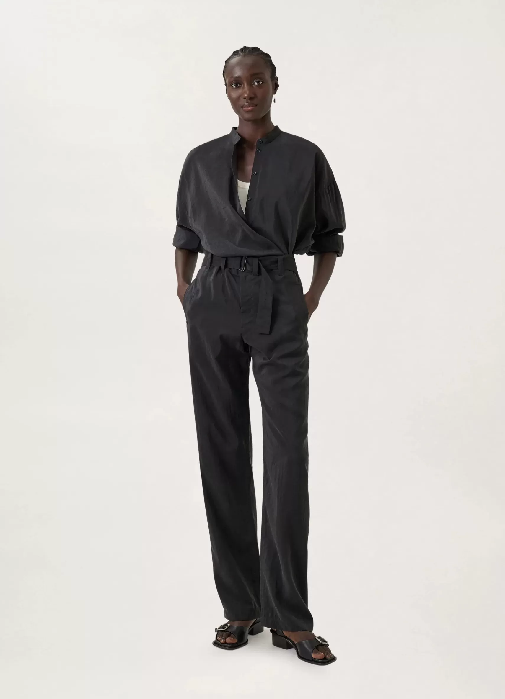 Soft Belted Pants<LEMAIRE Clearance