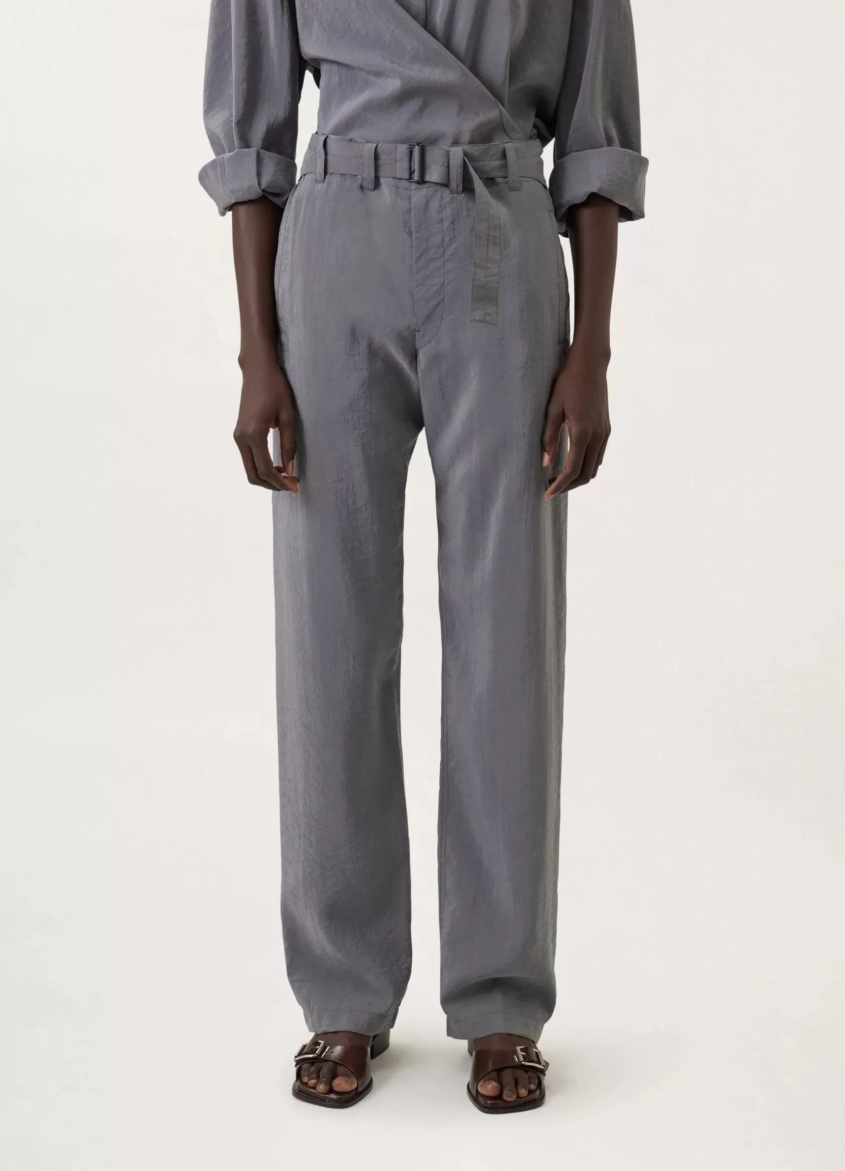 Soft Belted Pants<LEMAIRE Best Sale