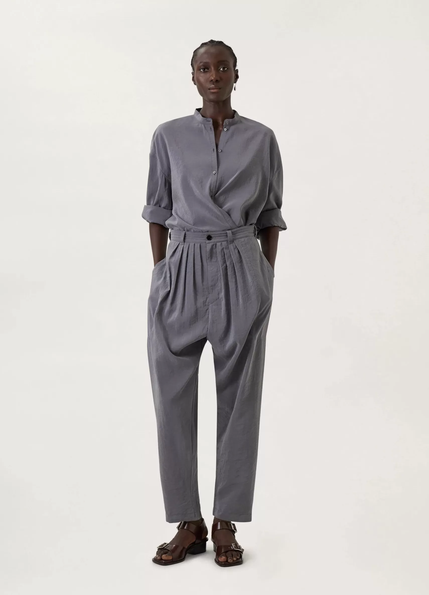 Soft Pleated Pants<LEMAIRE Sale