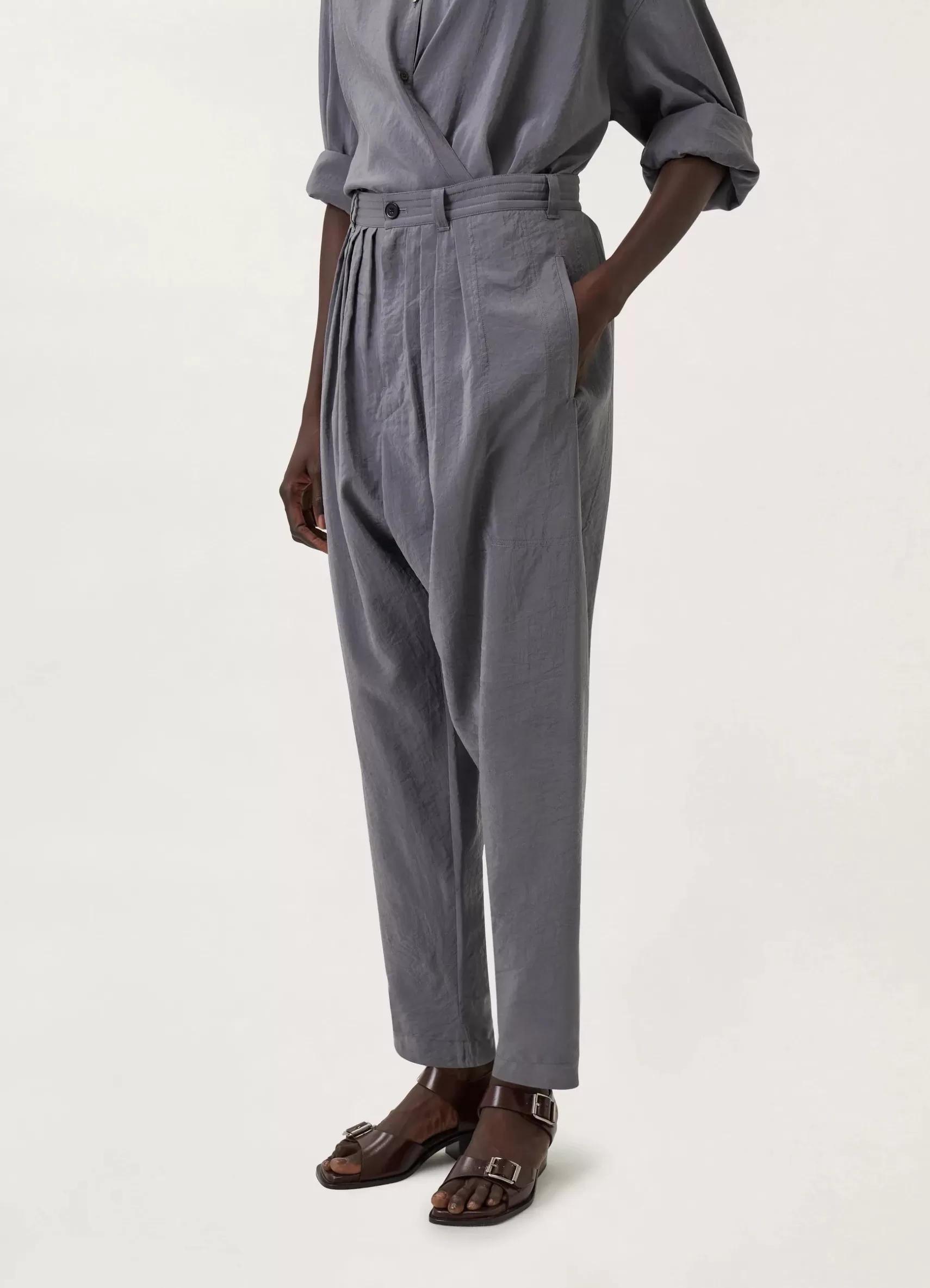 Soft Pleated Pants<LEMAIRE Sale