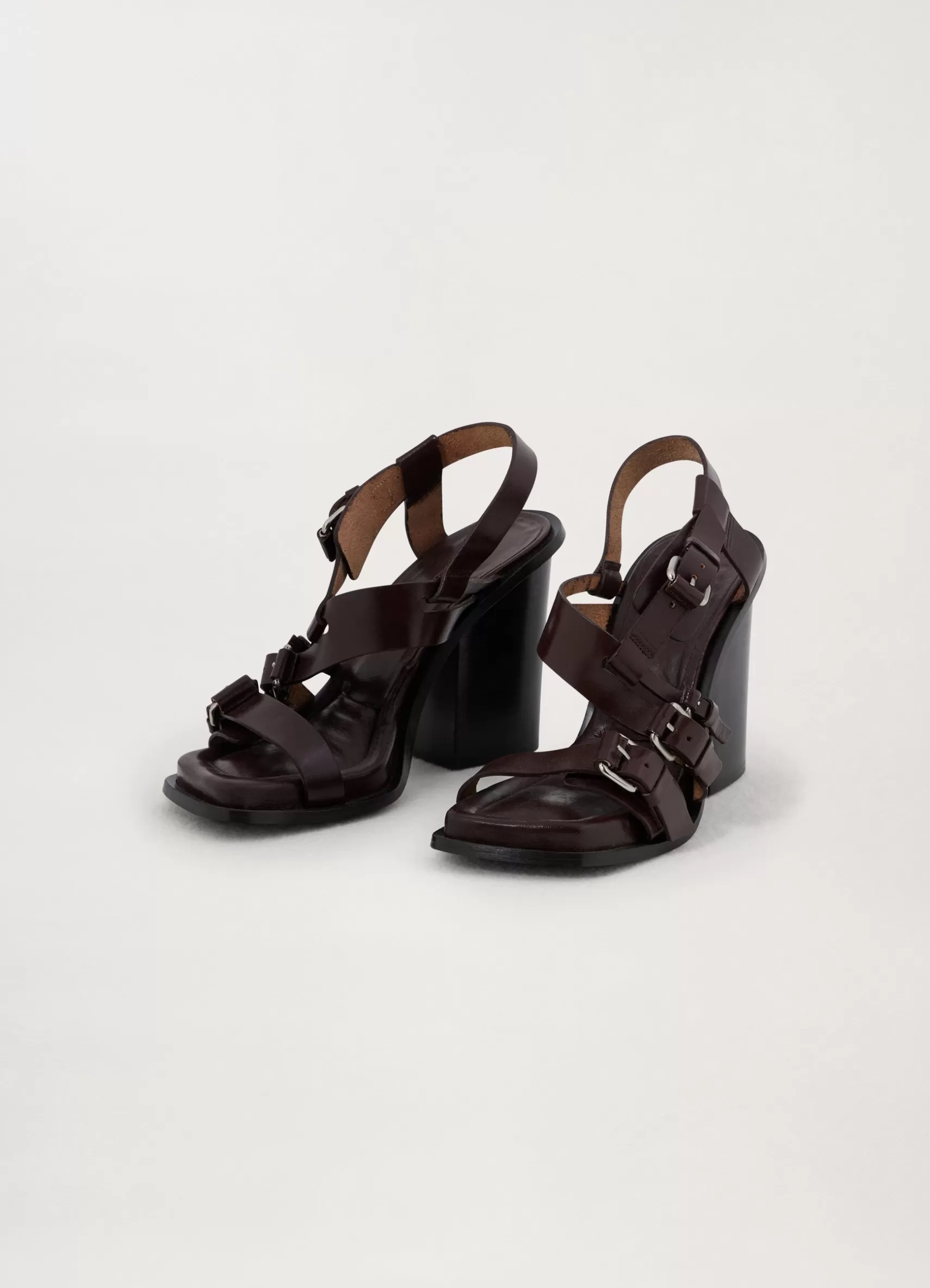 Square Heeled Sandals Multi Straps 100<LEMAIRE Fashion