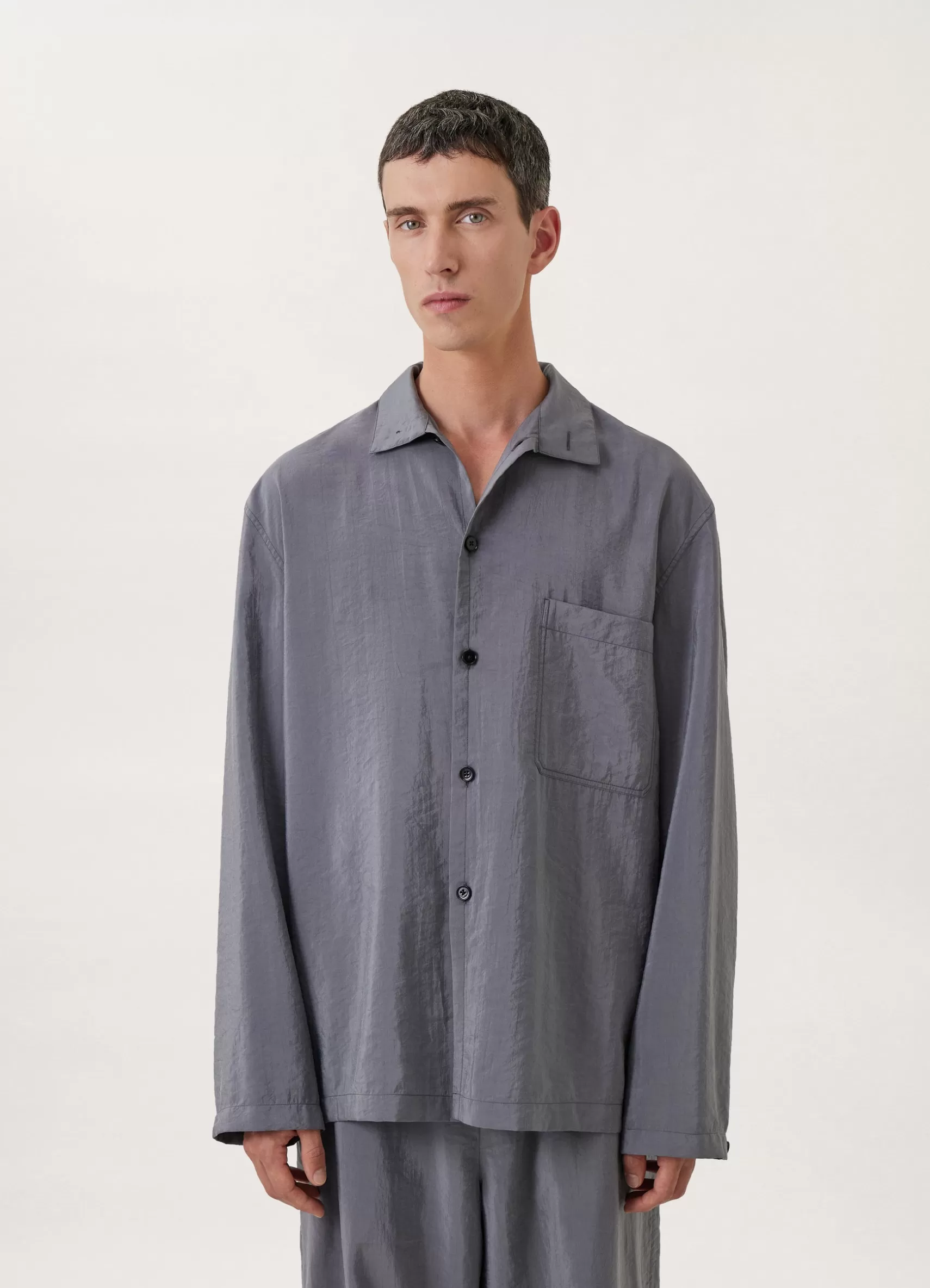 Stand Collar Shirt<LEMAIRE Best