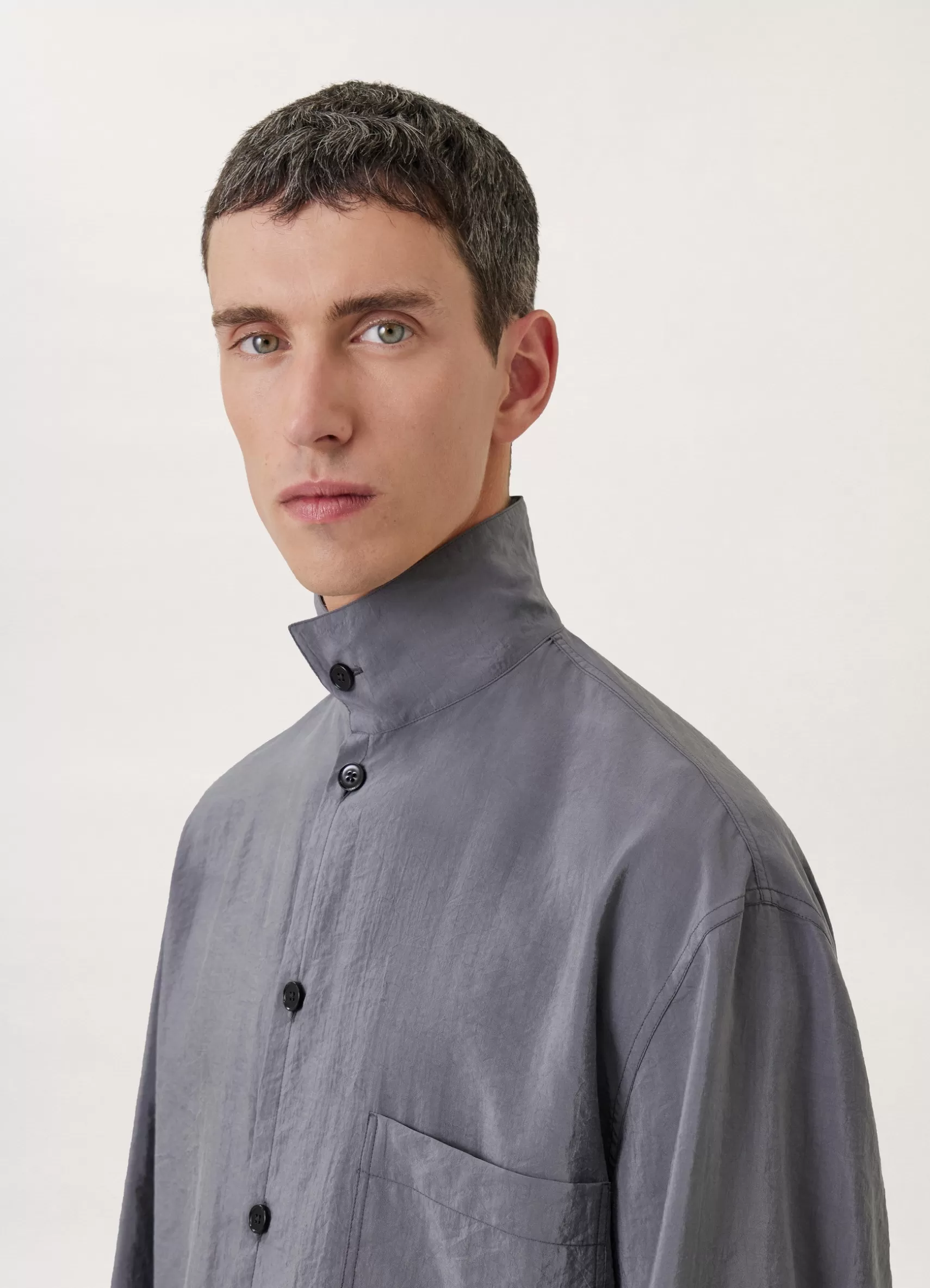 Stand Collar Shirt<LEMAIRE Best