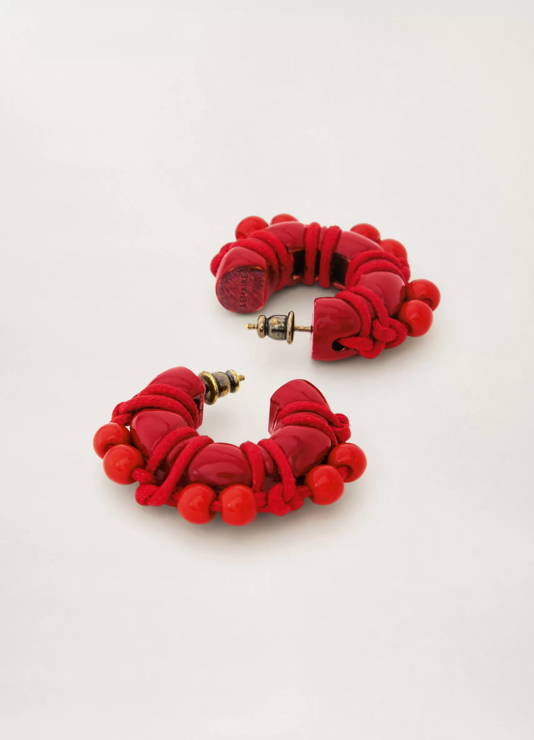 Tied Up Pearls Hoops<LEMAIRE Fashion