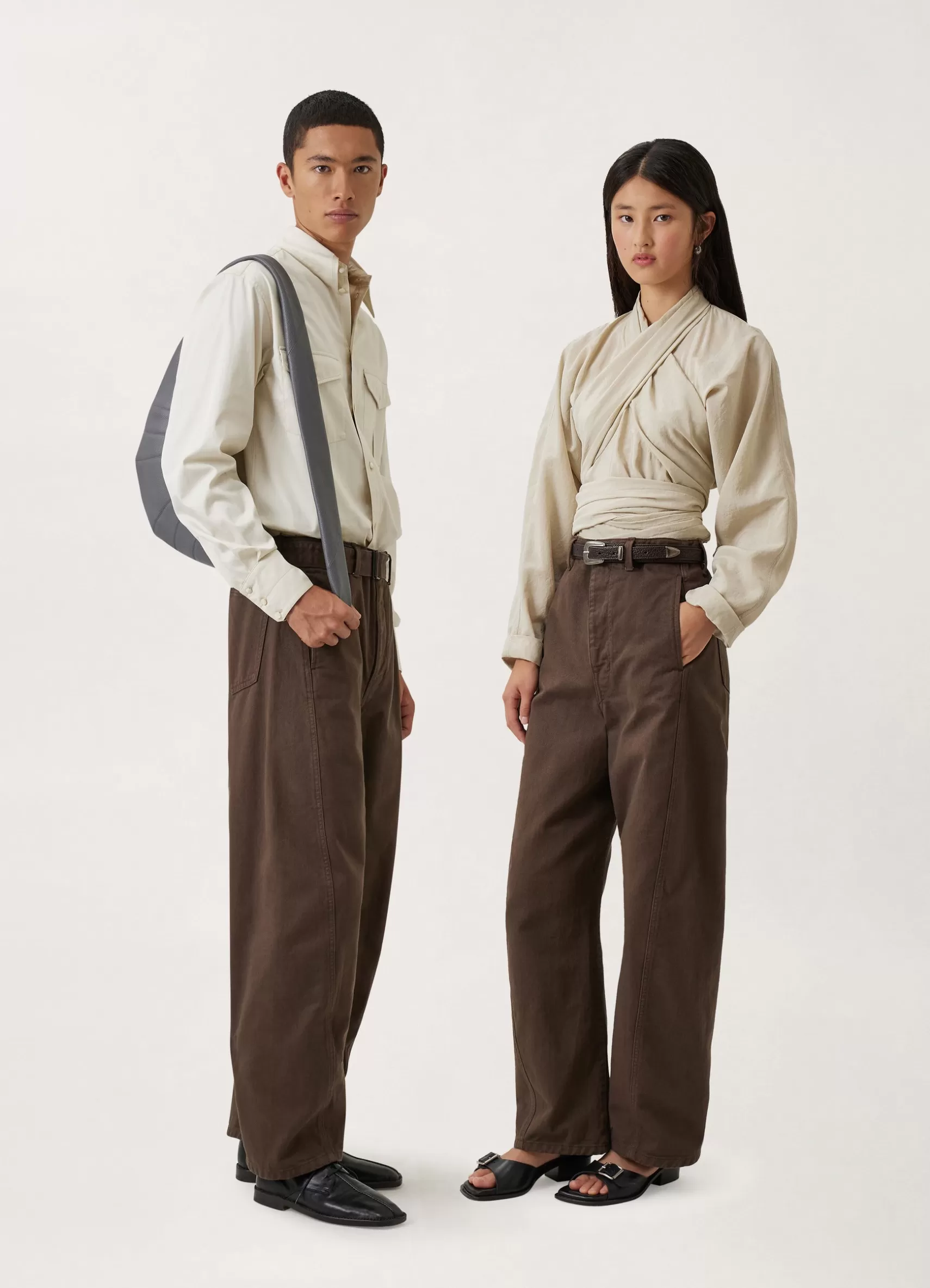 Twisted Belted Pants<LEMAIRE Best Sale