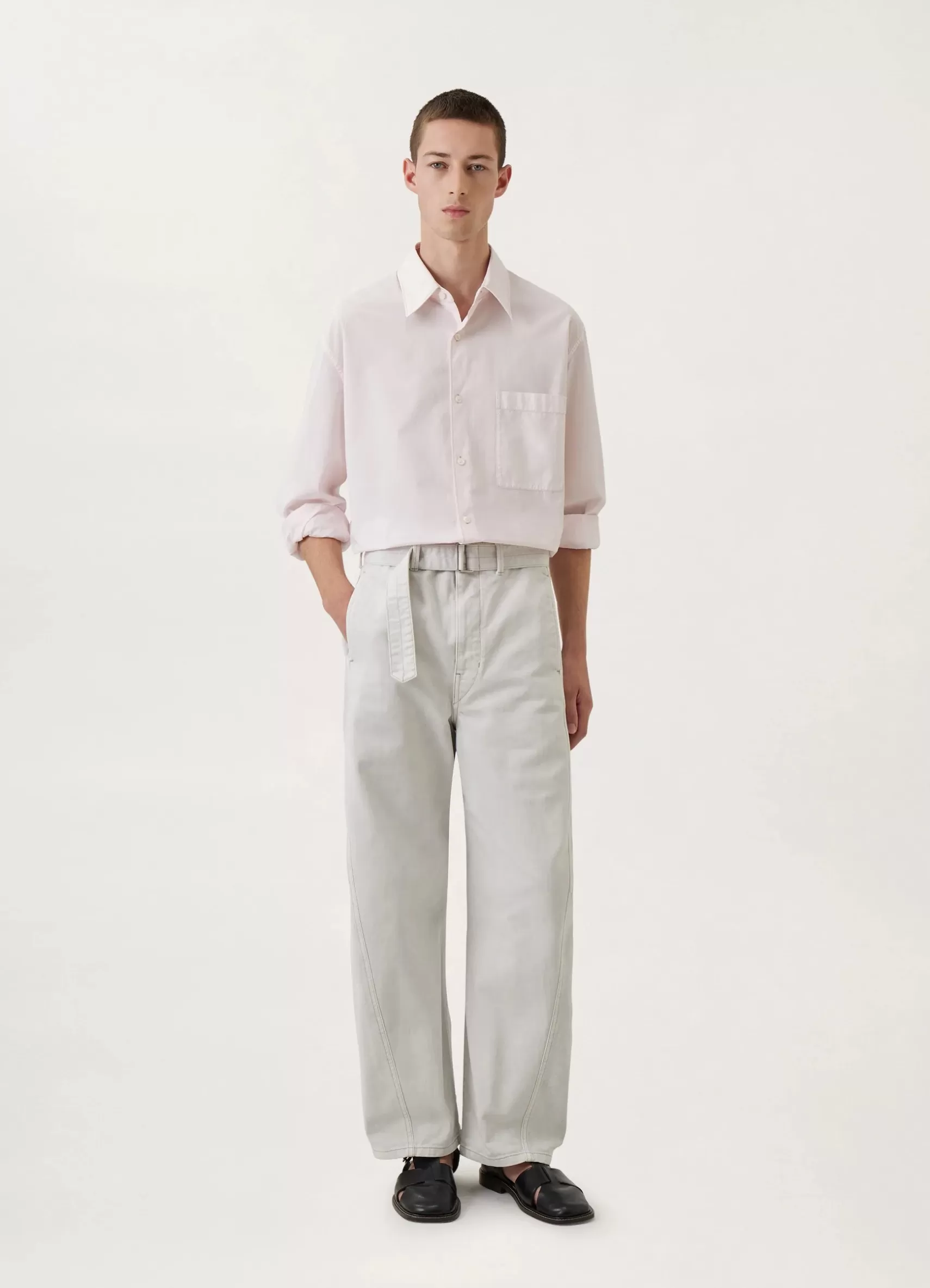 Twisted Belted Pants<LEMAIRE Fashion